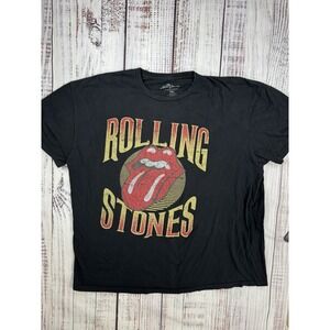 The Rolling Stones‎ Graphic T-Shirt Men's Short Sleeve Pop Art Tongue Size 2XL
